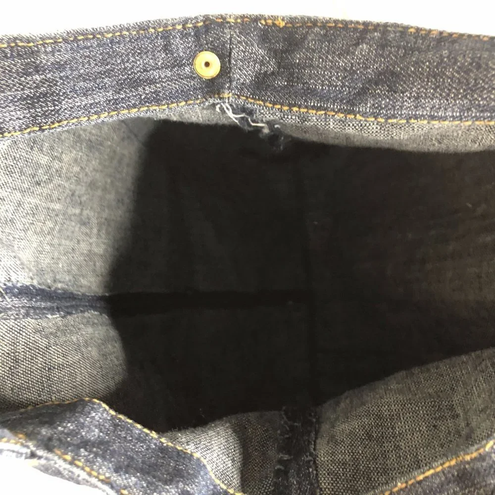 Womens Blue Denim Cotton Pockets Tote Bag - Picture 5 of 5